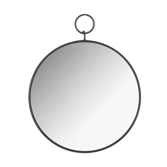 Καθρέφτης Καθρέφτης Γυαλικά Μαύρο 40X2X48Cm 40X2X48Cm - Hippiehome.gr