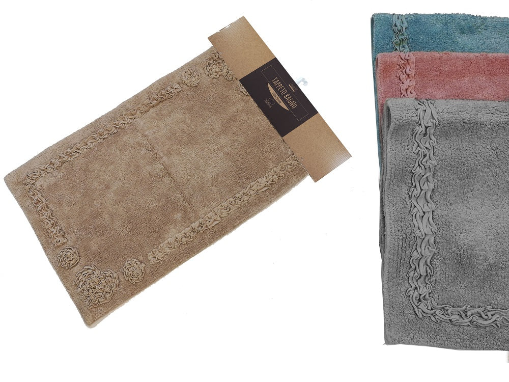 Πατάκι Μπάνιου 100% Βαμβακερό 50x80cm Σε 4 Χρώματα - Hippiehome.gr