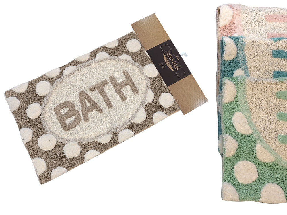 Πατάκι Μπάνιου 100% Βαμβακερό 50x80cm Σε 4 Χρώματα - Hippiehome.gr