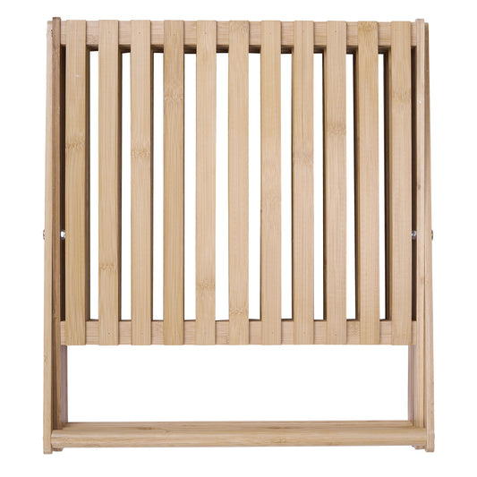 Ράφι Μπάνιου Μπαμπού Αναδιπλούμενο 4 Επιπέδων - Hippiehome.gr