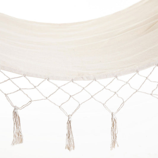 Αιώρα BURGH Λευκό Polycotton 270x80cm - Hippiehome.gr