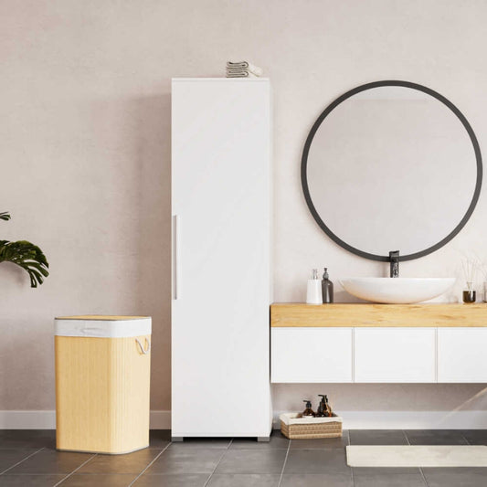 Ντουλάπα ρούχων - παπουτσοθηκη 16 ζευγών Diamond Megapap μονόφυλλη σε λευκό 50x35x187εκ. - Hippiehome.gr