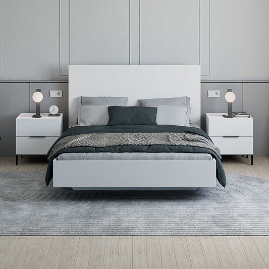 Κρεβάτι Oryana Megapap χρώμα λευκό 160x200εκ. - Hippiehome.gr