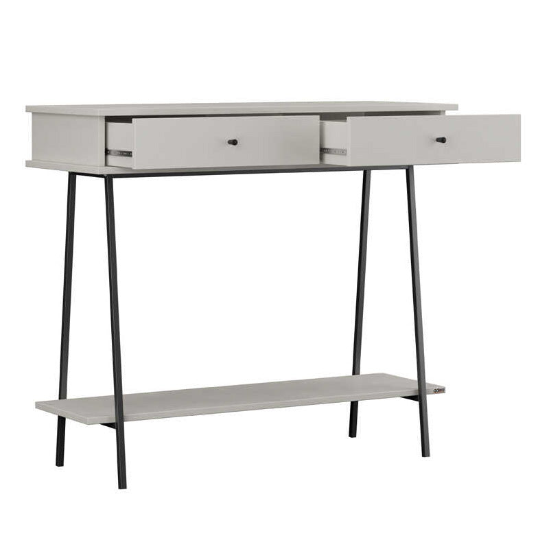 Κονσόλα Elite Megapap χρώμα λευκό του πάγου 100x40x88εκ. - Hippiehome.gr