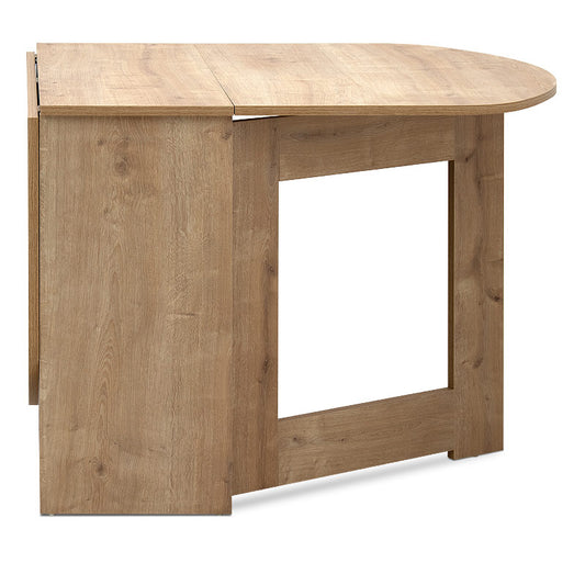 Τραπέζι μελαμίνης Winslet Megapap επεκτεινόμενο χρώμα sonoma 34(63+63)x80x76εκ. - Hippiehome.gr