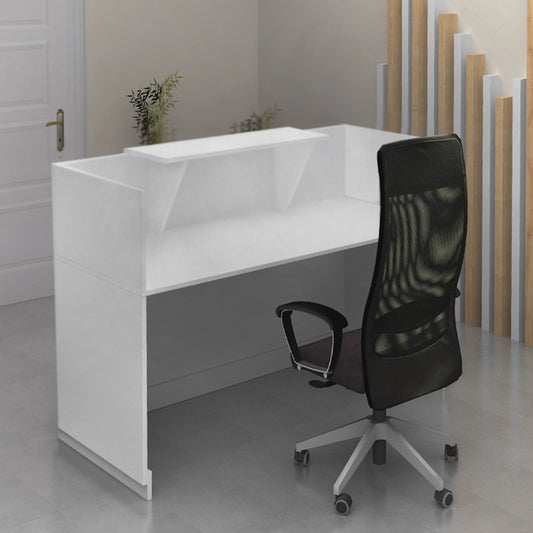 Γραφείο reception Lemmon Megapap χρώμα λευκό 120x70x110εκ. - Hippiehome.gr