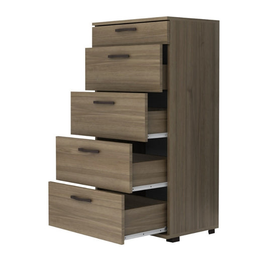 Συρταριέρα Helia Megapap χρώμα καρυδί 60x44x108εκ. - Hippiehome.gr