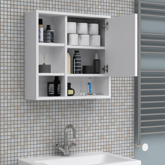 Καθρέπτης μπάνιου Demo Μegapap χρώμα λευκό 60x17,5x60εκ. - Hippiehome.gr