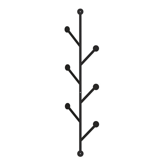 Κρεμάστρα τοίχου Ponpon Megapap μεταλλική χρώμα μαύρο 22x5x94εκ. - Hippiehome.gr