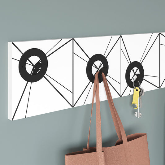 Κρεμάστρα τοίχου Vizy Megapap χρώμα λευκό 90x1,8x18εκ. - Hippiehome.gr