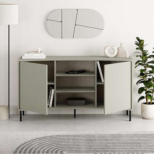 Μπουφές Frem Megapap χρώμα ash green 150x40x81εκ. - Hippiehome.gr