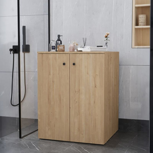 Έπιπλο πλυντηρίου Gray Megapap χρώμα sapphire oak 70x66x90εκ. - Hippiehome.gr