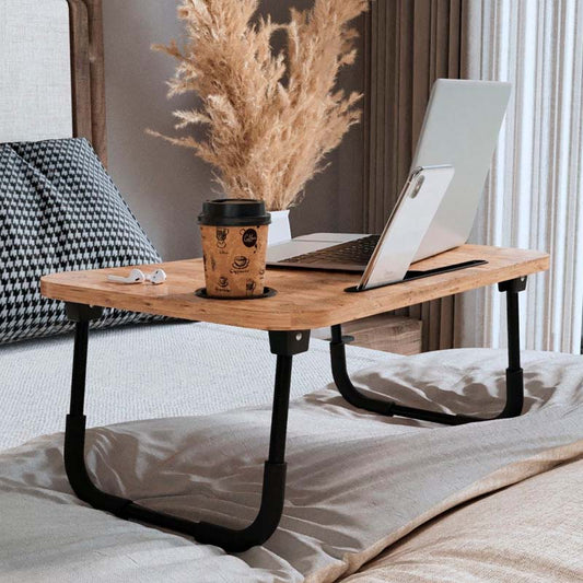 Τραπεζάκι laptop Sedon Megapap χρώμα pine oak 59,2x39,2x26,2εκ. - Hippiehome.gr