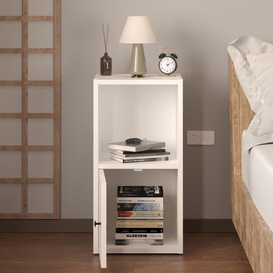 Κομοδίνο Vito Megapap χρώμα λευκό 34x30x66,4εκ. - Hippiehome.gr