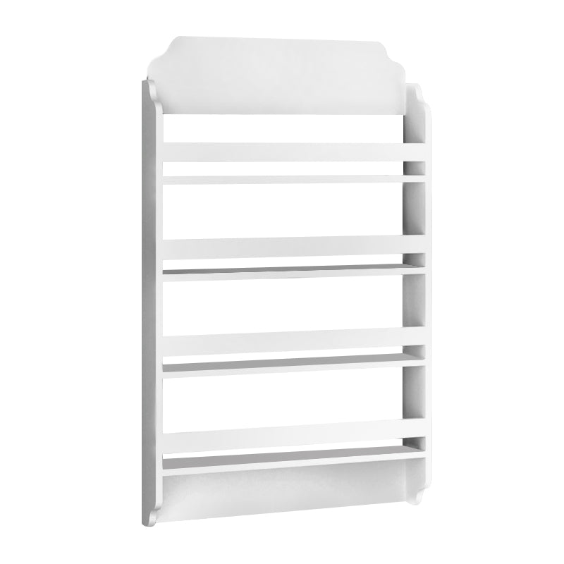 Επιτοίχια βιβλιοθήκη - ραφιέρα Montessori Megapap χρώμα λευκό 80x15x132εκ. - Hippiehome.gr