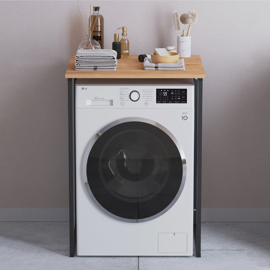 Έπιπλο πλυντηρίου Doyle Megapap χρώμα pine oak 67x60x92,8εκ. - Hippiehome.gr