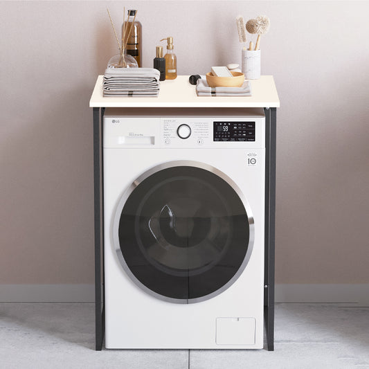 Έπιπλο πλυντηρίου Doyle Megapap χρώμα λευκό 67x60x92,8εκ. - Hippiehome.gr