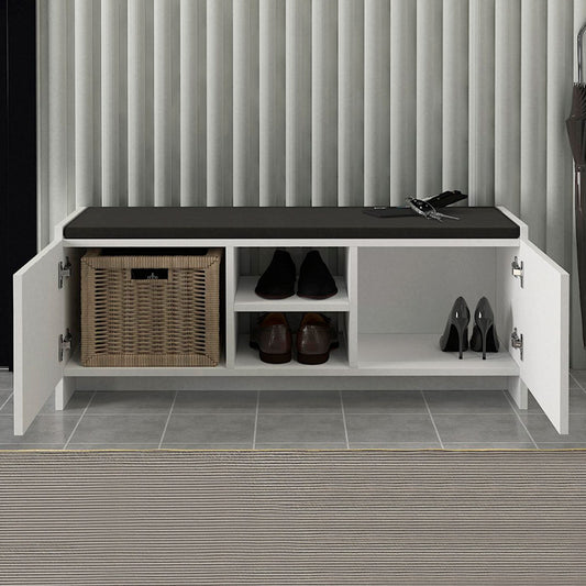 Παπουτσοθήκη Verly Megapap χρώμα λευκό 110x33,2x43εκ. - Hippiehome.gr