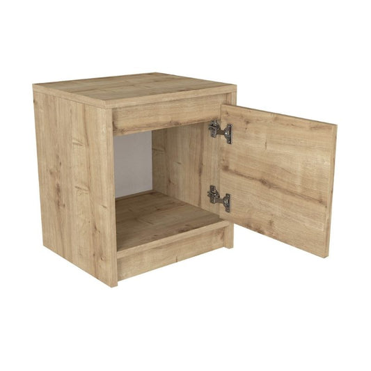 Κομοδίνο Conve Megapap χρώμα sapphire oak 40x35x45εκ. - Hippiehome.gr