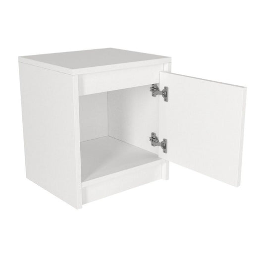 Κομοδίνο Conve Megapap χρώμα λευκό 40x35x45εκ. - Hippiehome.gr