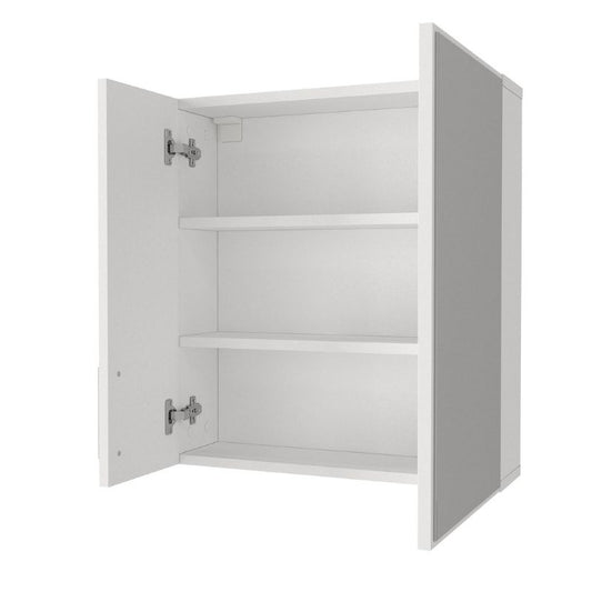 Καθρέπτης μπάνιου Ditto Μegapap χρώμα λευκό 59,6x16,4x64,8εκ. - Hippiehome.gr