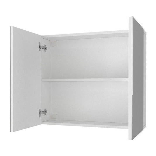 Καθρέπτης μπάνιου Binary Μegapap χρώμα λευκό 75x17,2x65εκ. - Hippiehome.gr