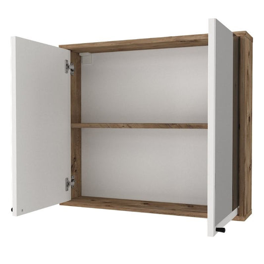 Καθρέπτης μπάνιου Lilian Μegapap χρώμα atlantic pine 75x14,6x65εκ. - Hippiehome.gr