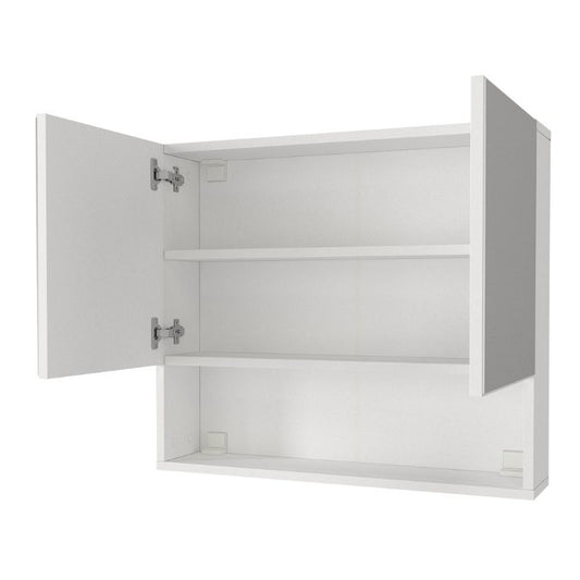 Καθρέπτης μπάνιου Trama Μegapap χρώμα λευκό 75x16,8x65εκ. - Hippiehome.gr