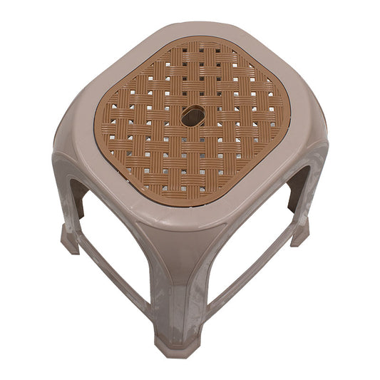 Σκαμπώ πολυπροπυλενίου στοιβαζόμενο Desia Megapap χρώμα μπεζ 35x35x45εκ. - Hippiehome.gr