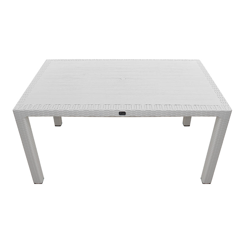 Τραπέζι πολυπροπυλενίου Kalan Megapap χρώμα λευκό 150x90x75εκ. - Hippiehome.gr