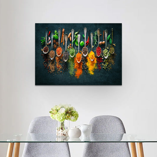 Πίνακας σε καμβά "Spices" Megapap ψηφιακής εκτύπωσης 70x50x3εκ. - Hippiehome.gr