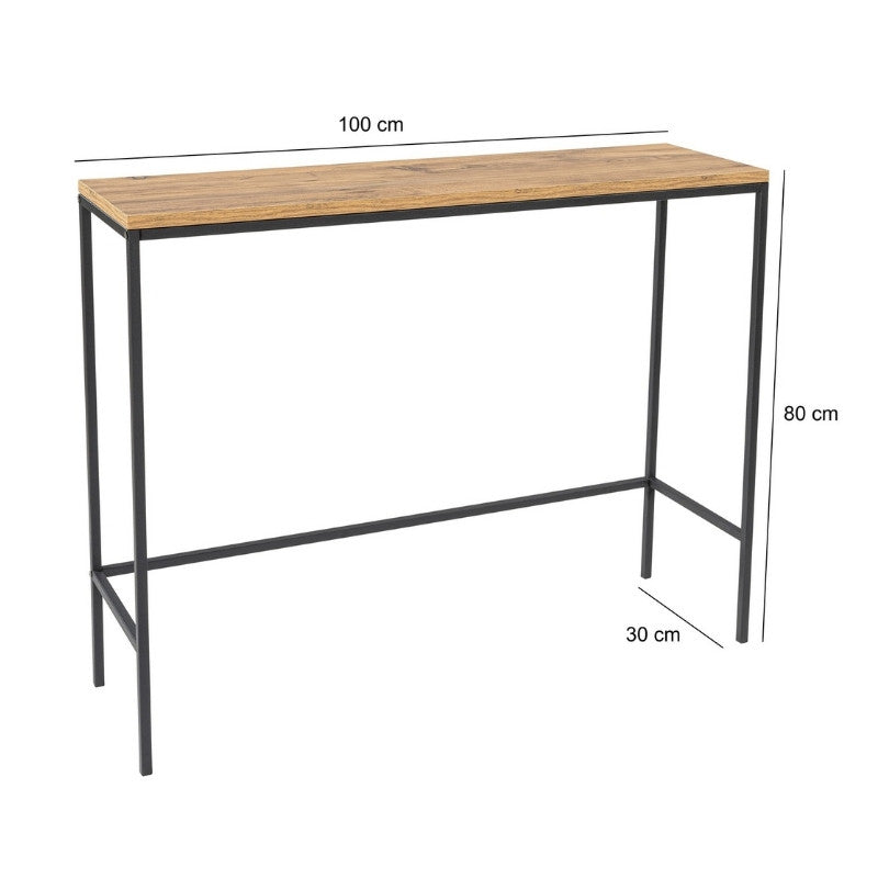 Κονσόλα Canva Megapap χρώμα atlantic pine 100x30x80εκ. - Hippiehome.gr