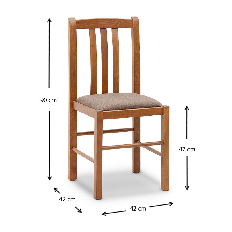 Σετ τραπεζαρίας Adare Megapap 5 τμχ μασίφ ξύλο - MDF με επεκτεινόμενο τραπέζι 140/180x78x77εκ. - Hippiehome.gr
