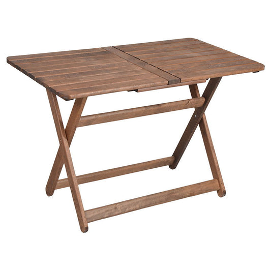 Tραπεζαρία Retto σετ 5τμχ μασίφ ξύλο οξιάς καρυδί-μπορντό 120x75x71εκ - Hippiehome.gr