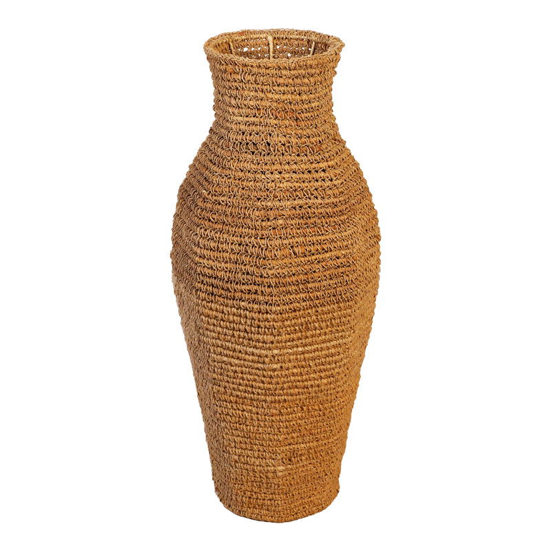Βάζο Wamer Inart γιούτα σε φυσική απόχρωση 35x35z85εκ - Hippiehome.gr