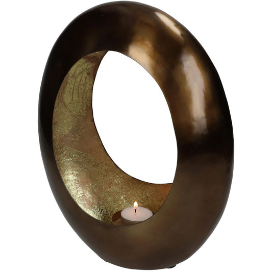 Κηροπήγιο ArteLibre Χρυσό Μέταλλο 22x12x30cm - Hippiehome.gr