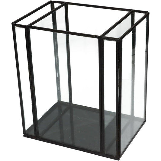 Κηροπήγιο ArteLibre Μαύρο Μέταλλο 18x13x21cm - Hippiehome.gr