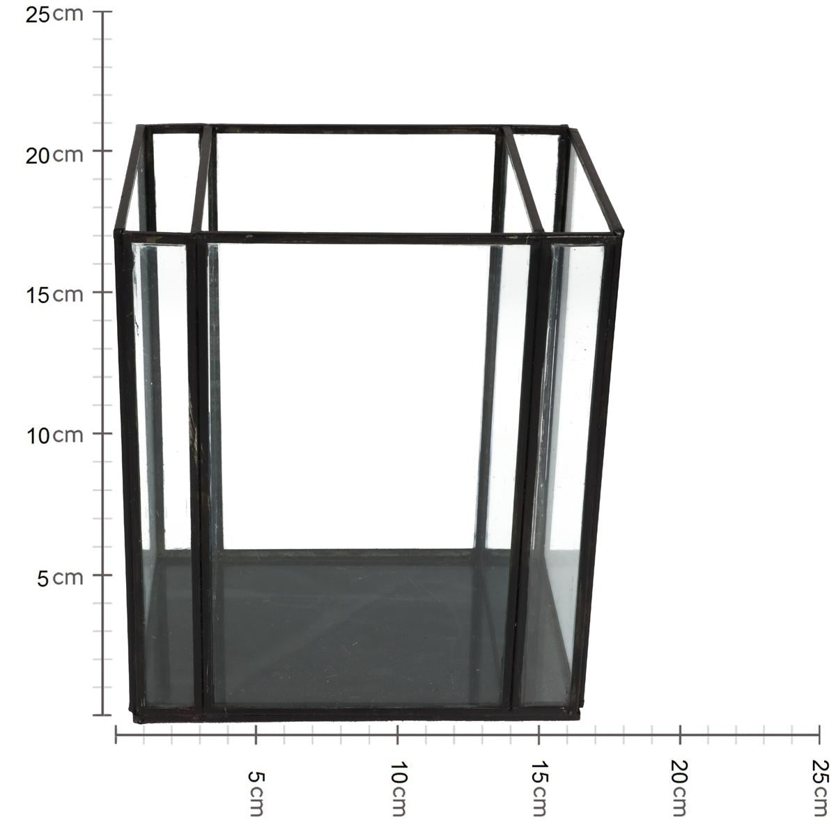 Κηροπήγιο ArteLibre Μαύρο Μέταλλο 18x13x21cm - Hippiehome.gr
