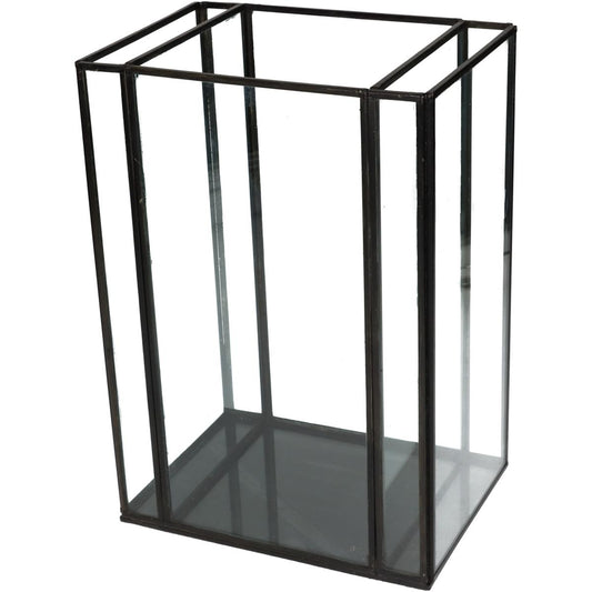 Κηροπήγιο ArteLibre Μαύρο Μέταλλο 18x13x26cm - Hippiehome.gr