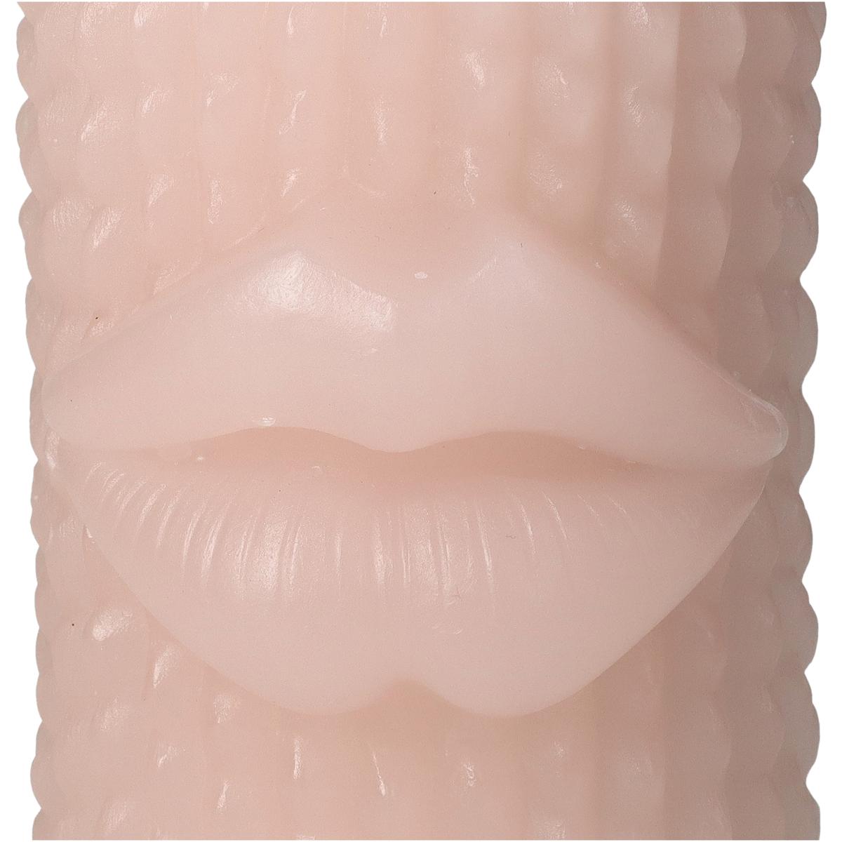 Κερί ArteLibre Χείλος Ροζ 7.3x7.3x15cm - Hippiehome.gr