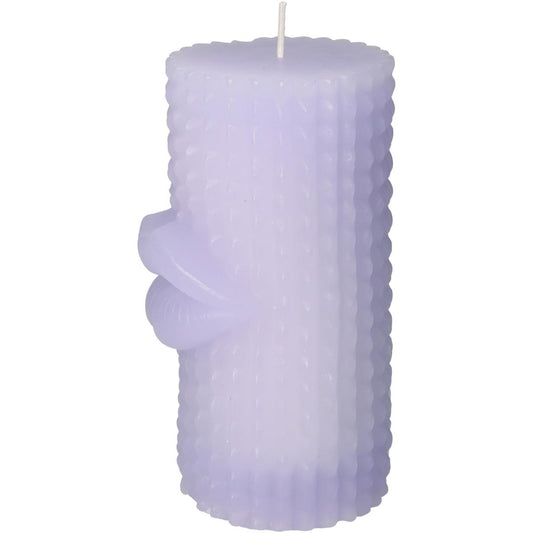 Κερί ArteLibre Χείλος Λιλά 7.3x7.3x15cm - Hippiehome.gr