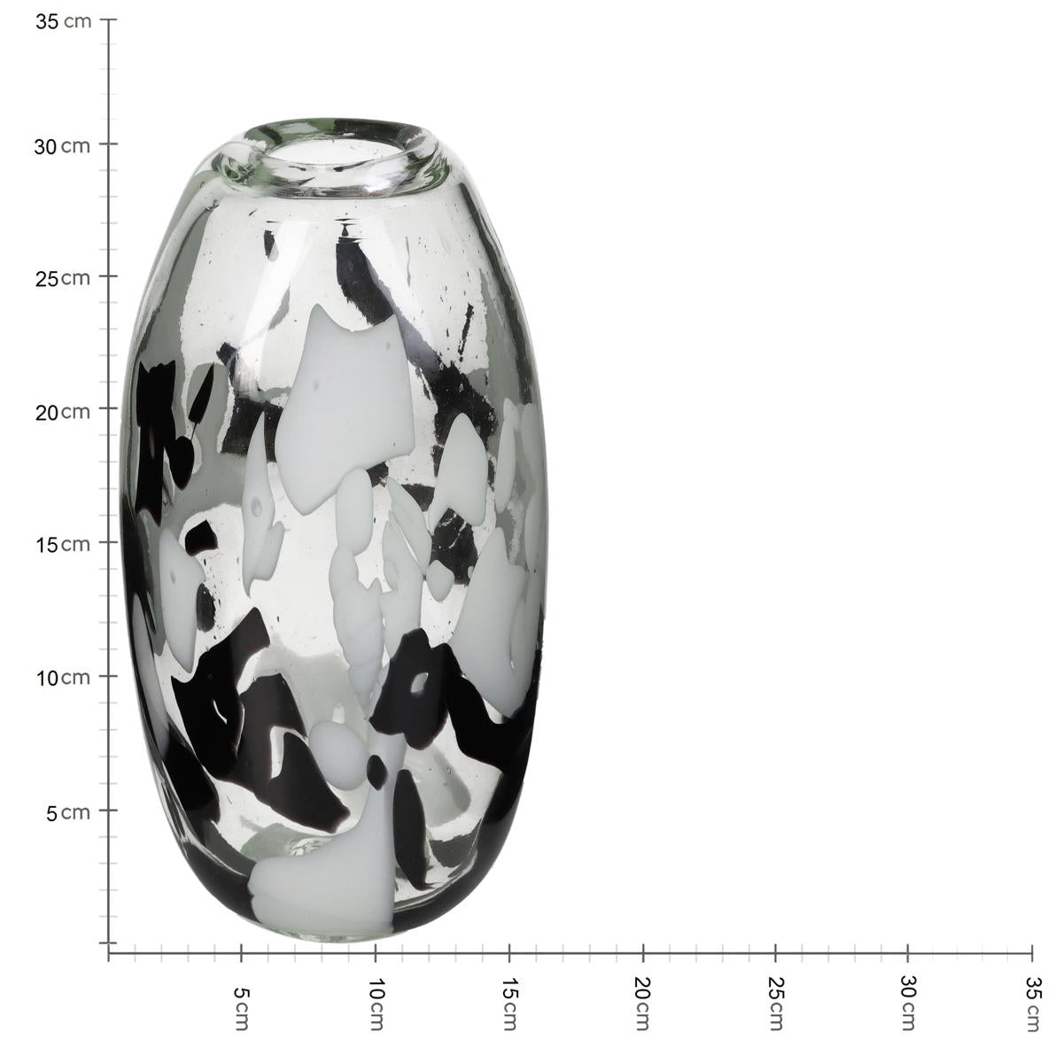 Βάζο ArteLibre Πολύχρωμο Γυαλί 16x12x30.5cm - Hippiehome.gr