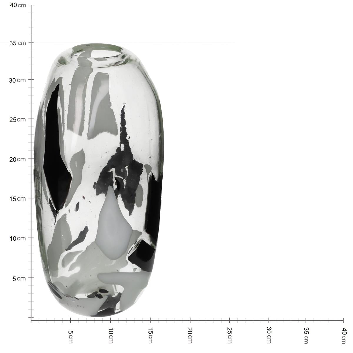 Βάζο ArteLibre Πολύχρωμο Γυαλί 17x12.5x34.5cm - Hippiehome.gr