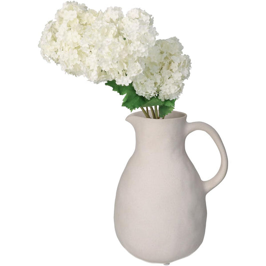Βάζο ArteLibre Λευκό Πορσελάνη 15.5x12.3x21cm - Hippiehome.gr