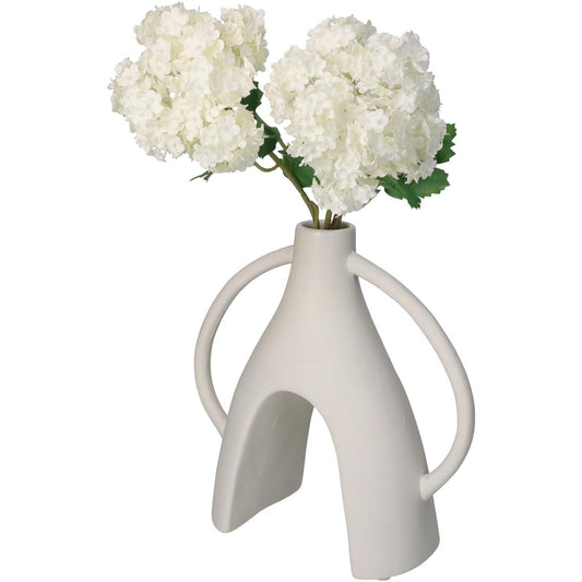 Βάζο ArteLibre Λευκό Πορσελάνη 20.4x8.4x20.7cm - Hippiehome.gr