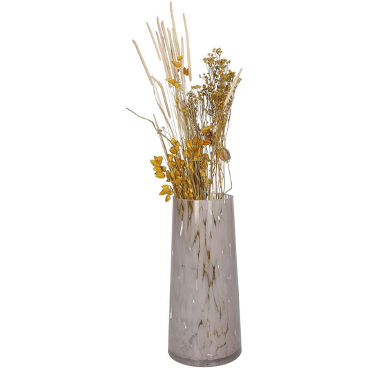 Βάζο ArteLibre Ροζ Γυαλί 12x12x25cm - Hippiehome.gr