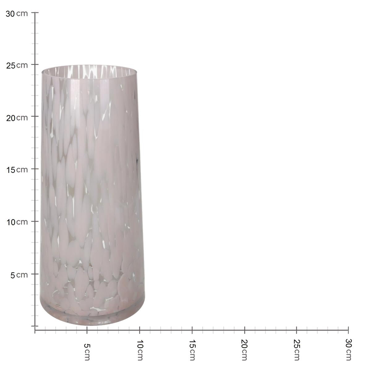 Βάζο ArteLibre Ροζ Γυαλί 12x12x25cm - Hippiehome.gr