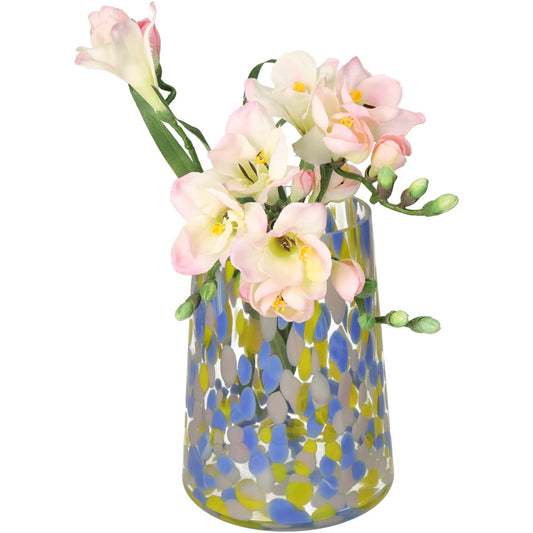 Βάζο ArteLibre Πολύχρωμο Γυαλί 14.5x14.5x19cm - Hippiehome.gr