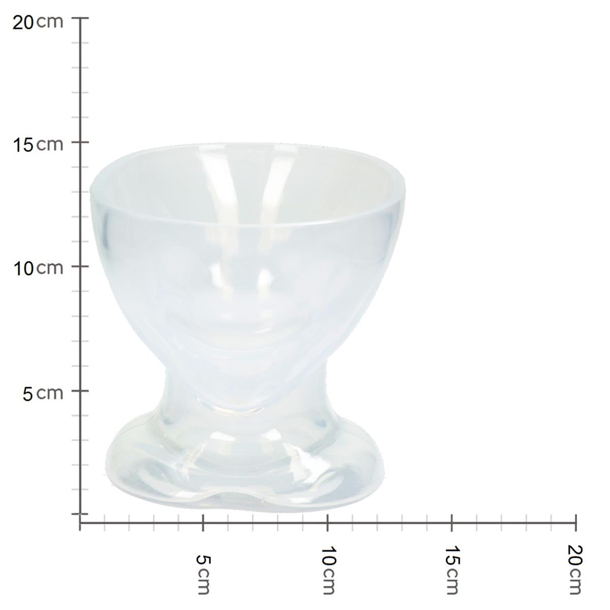 Κασπώ ArteLibre Πρόσωπο Λευκό Γυαλί 17.5x14x15cm - Hippiehome.gr