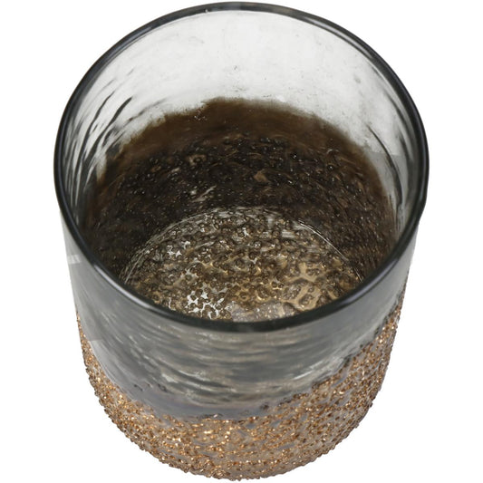 Κηροπήγιο ArteLibre Χρυσό Γυαλί 10x10x13cm - Hippiehome.gr